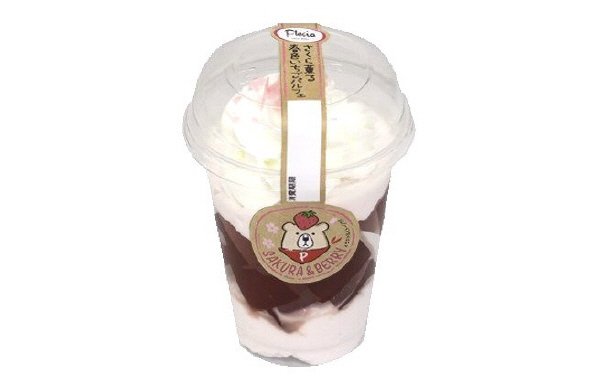さくら薫る春色いちごパルフェ