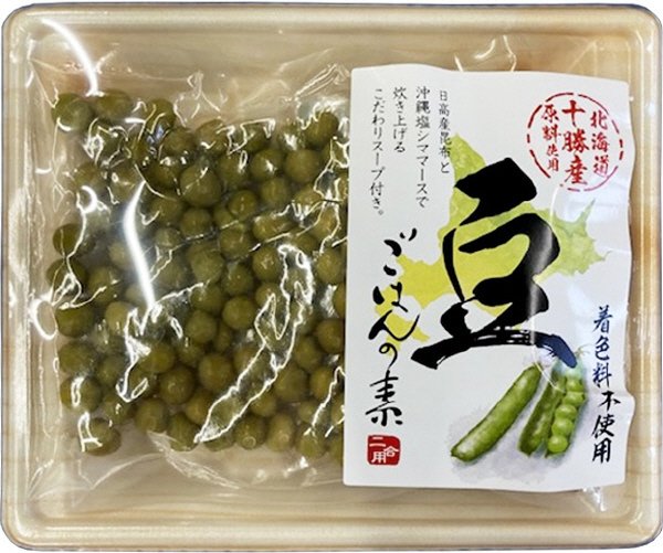 北海道十勝産原料使用　豆ごはんの素