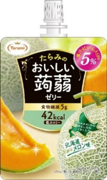 おいしい蒟蒻ゼリー　北海道メロン味