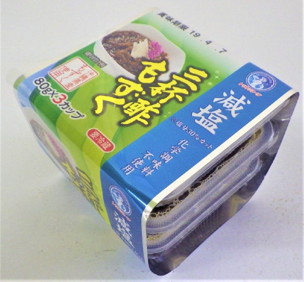 化学調味料不使用　三杯酢もずく