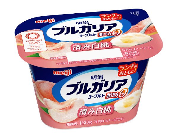 明治ブルガリアヨーグルト脂肪０清み白桃