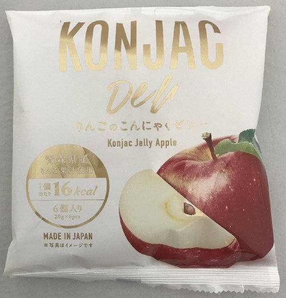 Ｋｏｎｊａｃ　Ｄｅｌｉ　りんごのこんにゃくゼリー