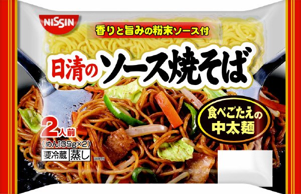 日清のソース焼そば　２人前