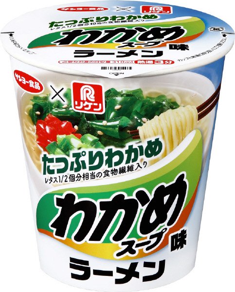 リケンわかめスープ　わかめスープ味ラーメン