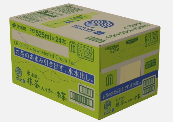 氷水出し抹茶入りお～いお茶　ケース