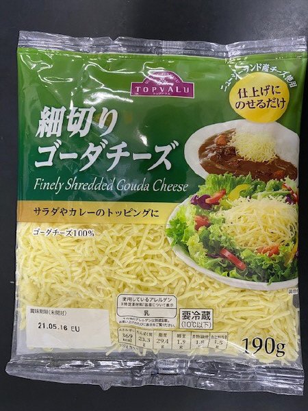 細切りゴーダチーズ１９０g