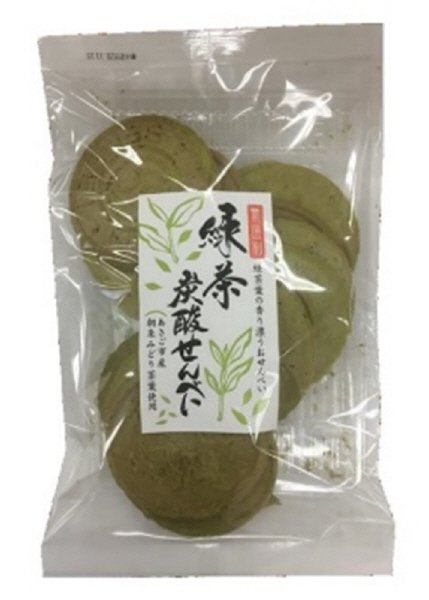 無選別緑茶炭酸せんべい