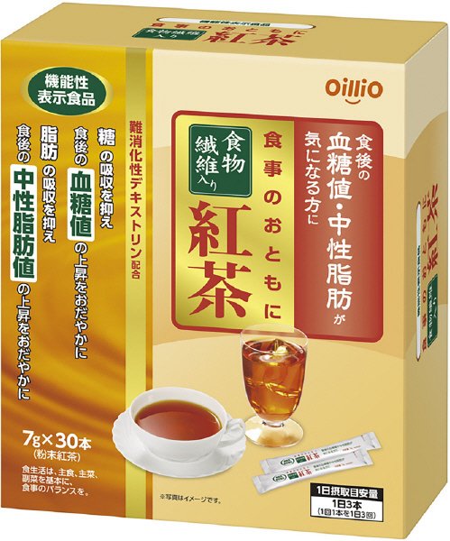 機能性表示食品食事のおともに食物繊維入り紅茶７ｇ×３０