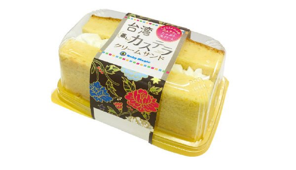 台湾蒸しカステラクリームサンド