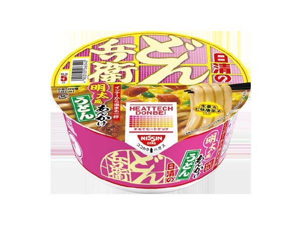 日清のヒートテックどん兵衛　明太風あんかけうどん