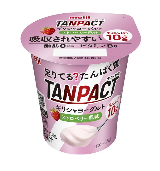 明治ＴＡＮＰＡＣＴギリシャヨーグルトストロベリー風味