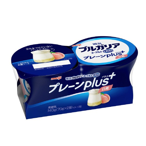 明治ブルガリアヨーグルトＬＢ８１プレーンｐｌｕｓ白桃