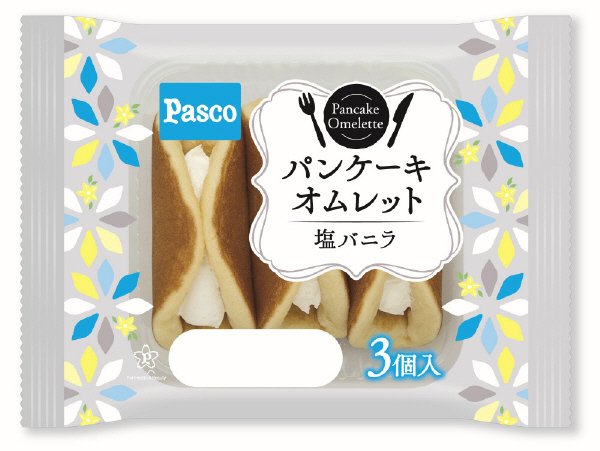 パンケーキオムレット　塩バニラ