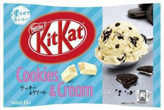 キットカット　ミニ　凍らせて美味しいクッキー＆クリーム味