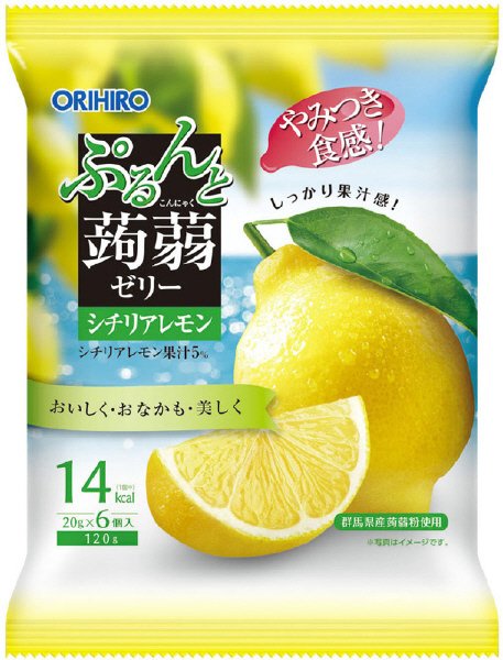 ぷるんと蒟蒻ゼリーパウチ　レモン