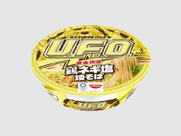 日清焼そばＵ．Ｆ．Ｏ．　黄金鶏油　鶏ネギ塩焼そば