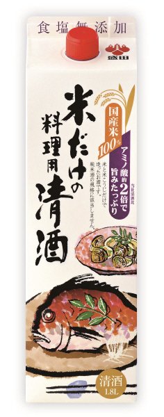 盛田　米だけの料理用清酒　１．８Ｌ