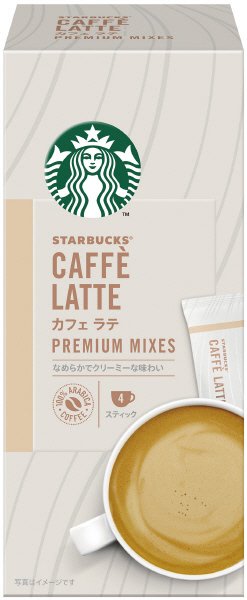 スターバックス　プレミアムミックス　カフェ　ラテ　４Ｐ