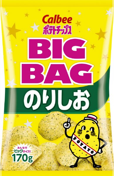 ポテトチップスＢＩＧＢＡＧのりしお