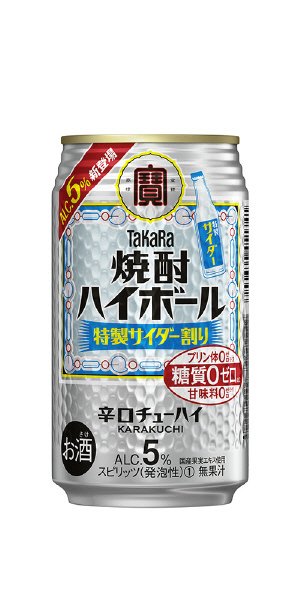 タカラ「焼酎ハイボール」５°＜特製サイダー割り＞