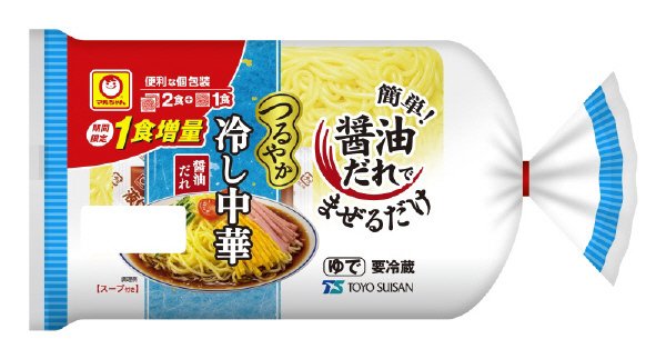 つるやか　冷し中華　醤油だれ　２人前（１食増量品）