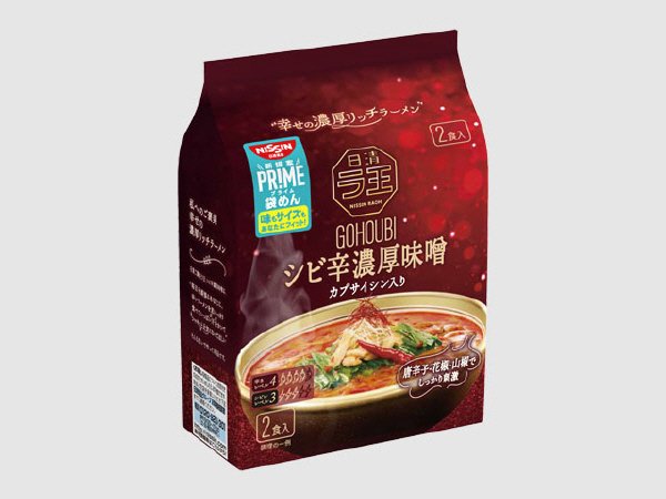 日清ご褒美ラ王　シビ辛濃厚味噌　２食パック