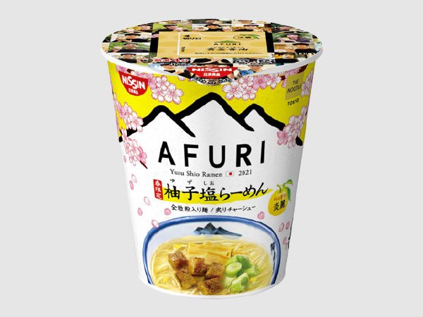 日清　ＴＨＥ　ＮＯＯＤＬＥ　ＴＯＫＹＯ　ＡＦＵＲＩ　春限定　柚子塩らーめん　淡麗