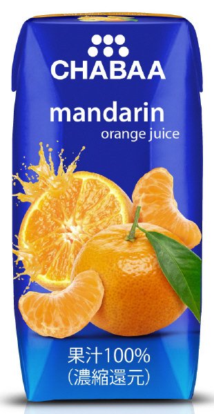 ＣＨＡＢＡＡ　１００％ジュース　マンダリンオレンジ