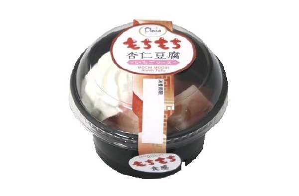 もちもち杏仁豆腐-いちごソース-