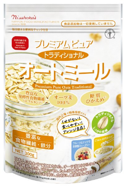 日食 プレミアム ピュア トラディショナル オートミール