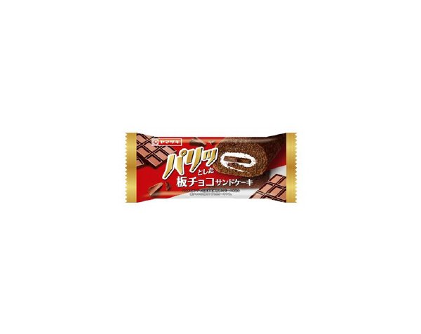 パリッとした板チョコサンドケーキ