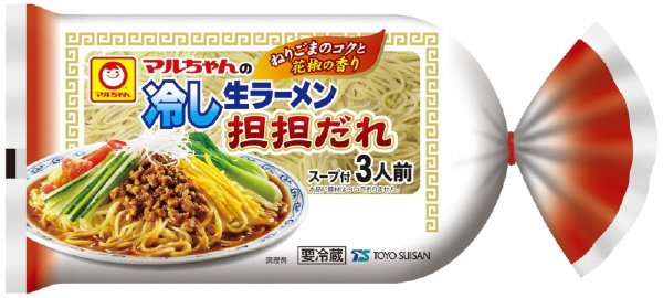マルちゃんの冷し生ラーメン　担担だれ　３人前