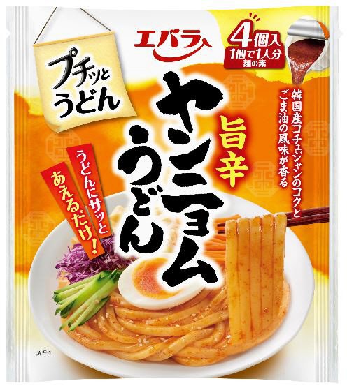 プチッとうどん　旨辛ヤンニョムうどん