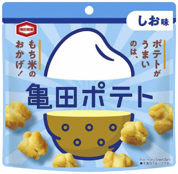 ５０ｇ亀田ポテトしお味