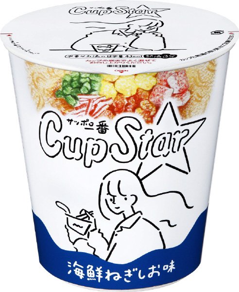サッポロ一番　カップスター　海鮮ねぎしお味　タテビッグ