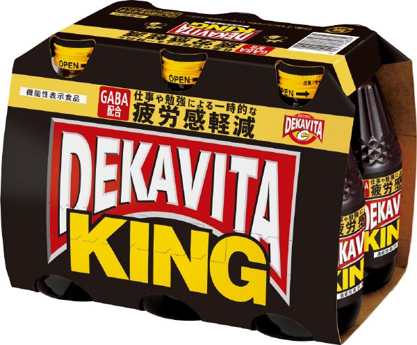 機能性表示食品　サントリー　ＤＥＫＡＶＩＴＡ　ＫＩＮＧ　２１０ｍｌ瓶　６本パック