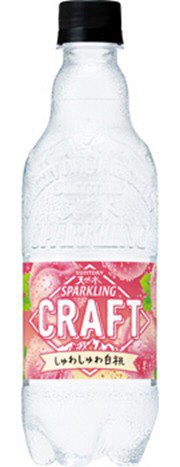 サントリー天然水スパークリングＣＲＡＦＴ　しゅわしゅわ白桃　５００ｍｌペット