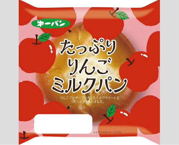 たっぷりりんごミルクパン