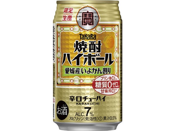 タカラ「焼酎ハイボール」＜愛媛産いよかん割り＞