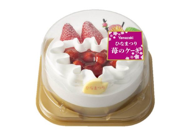 ひなまつり　苺のケーキ（パック）４号