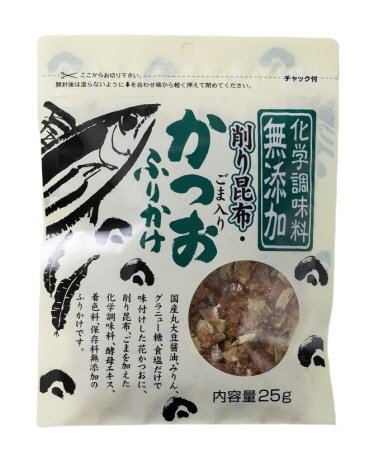 化学調味料無添加　削り昆布・ごま入り鰹ふりかけ