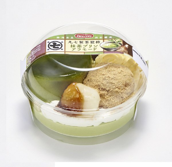 丸七製茶監修　抹茶プリンアラモード