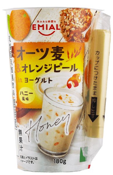 オーツ麦＆オレンジピールｉｎヨーグルト　ハニー風味