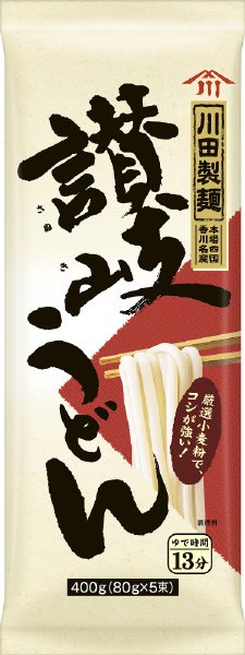 川田製麺　讃岐うどん　４００ｇ