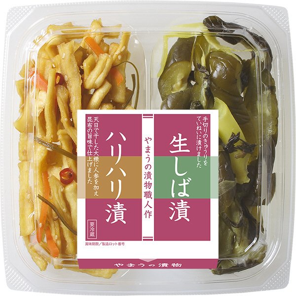 二色ハリハリ漬・生しば漬９０ｇ