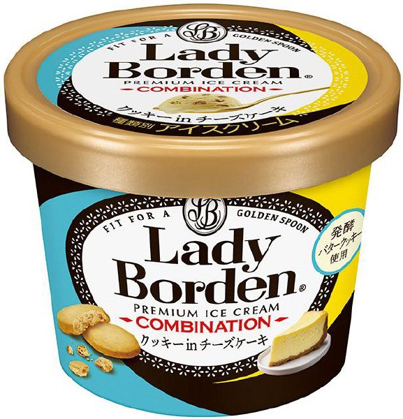 レディーボーデン　COMBINATION　クッキーinチーズケーキ