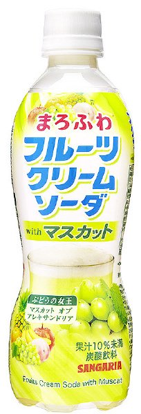 まろふわフルーツクリームソーダwithマスカット