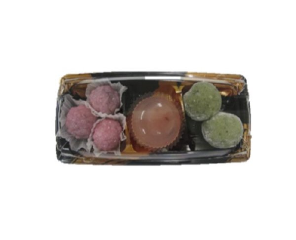 私が食べたい春の和菓子アソート（道明寺・桜水まんじゅう・草大福）