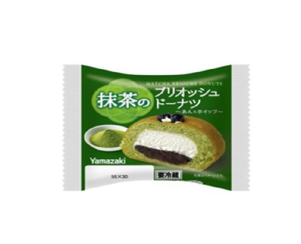 Ｔ抹茶のブリオッシュドーナツ（あん＆ホイップ）
