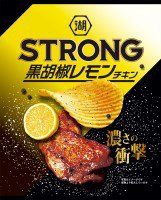 KOIKEYA　STRONGポテトチップス黒胡椒レモンチキン